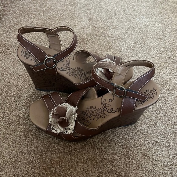 Jelly pop sandal wedges, size 6.5M, tan - Picture 1 of 1